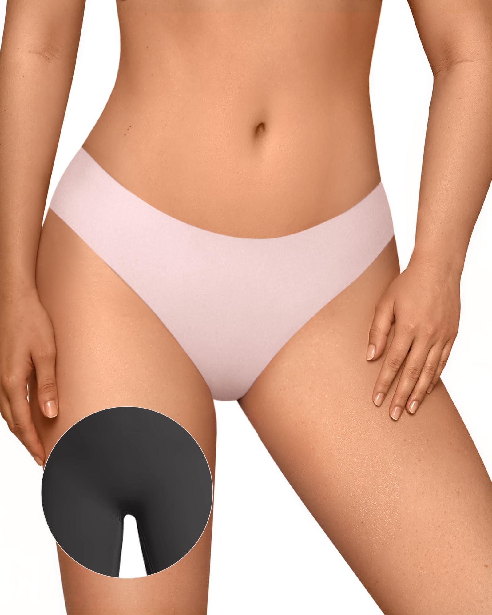 Bra Fitting Salon Co Seamless Thongs for Women Invisible Thongs — view 3