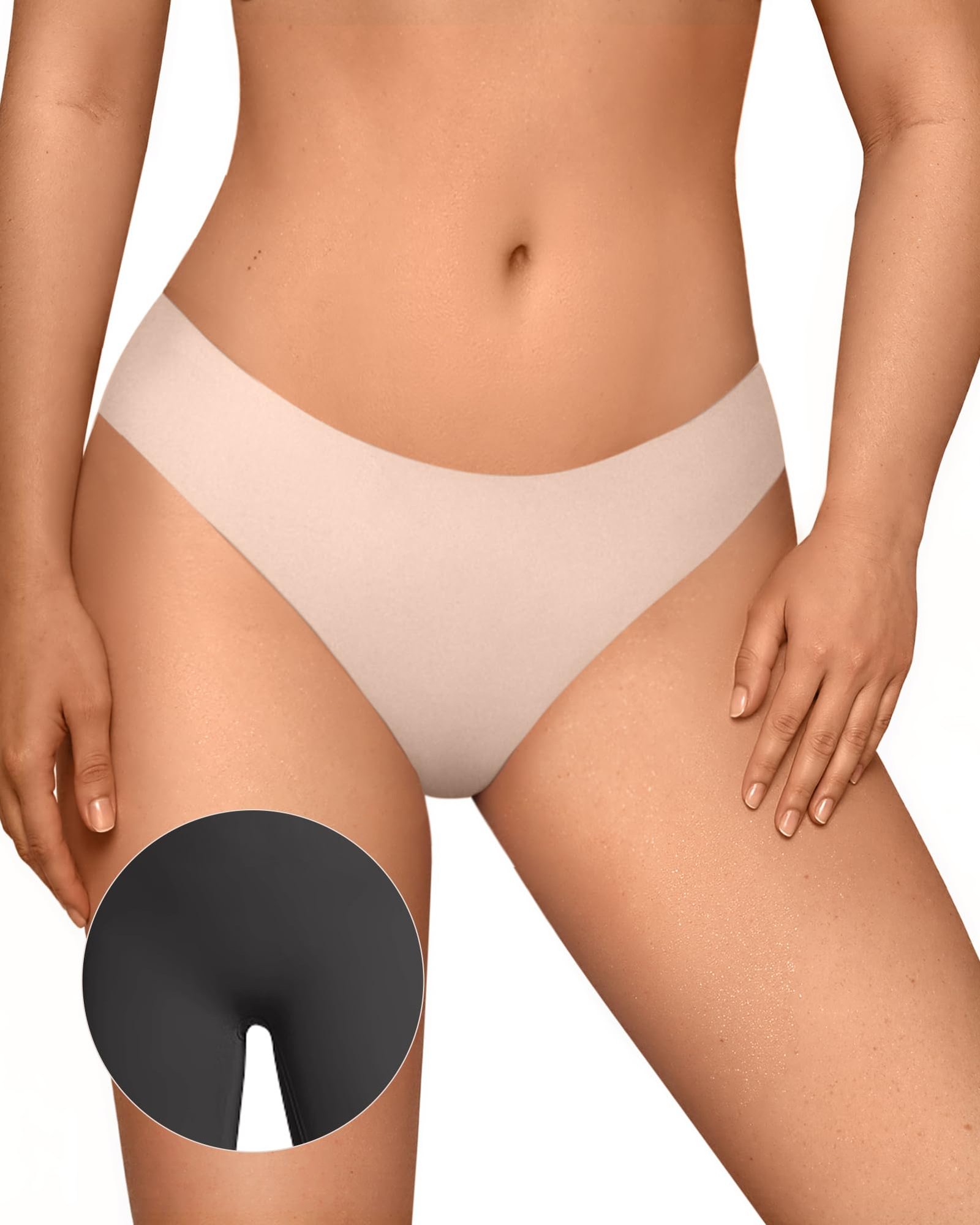 Bra Fitting Salon Co Seamless Thongs for Women Invisible Thongs — view 2